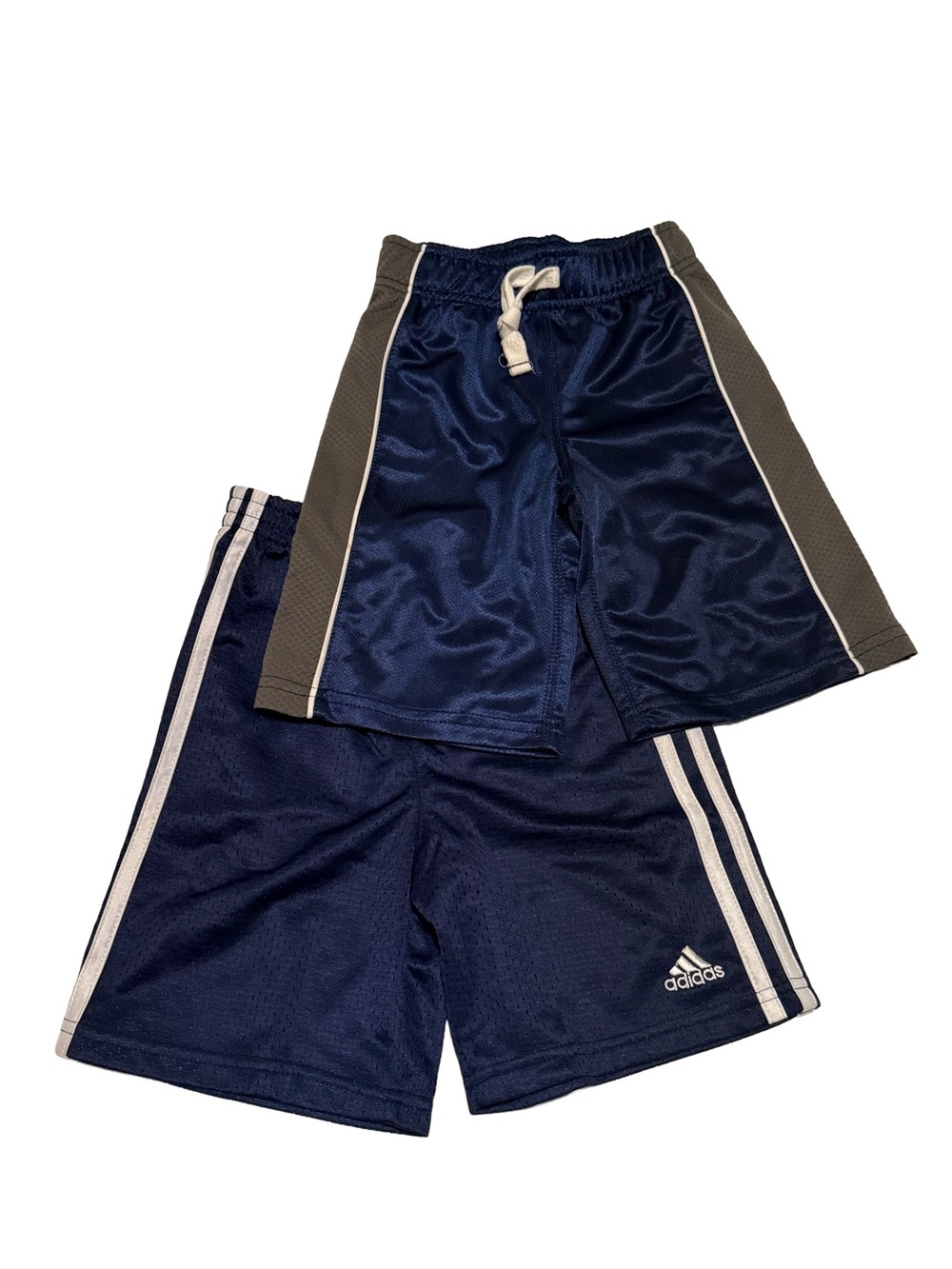 Adidas and Carter 2‎ pair Navy Athletic mesh Shorts 5T